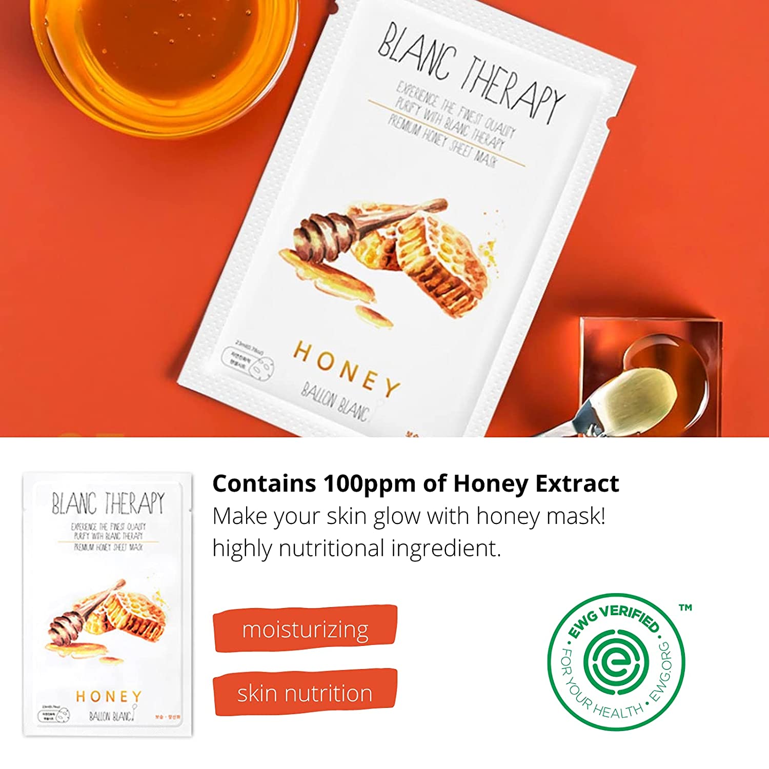 Blanc Therapy Facial Sheet Masks Set B (6 Sheets)