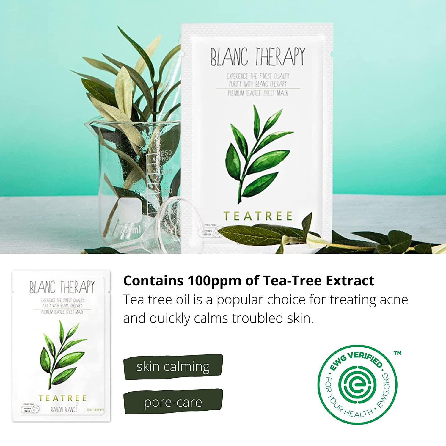 Blanc Therapy Facial Sheet Masks Set B (6 Sheets)