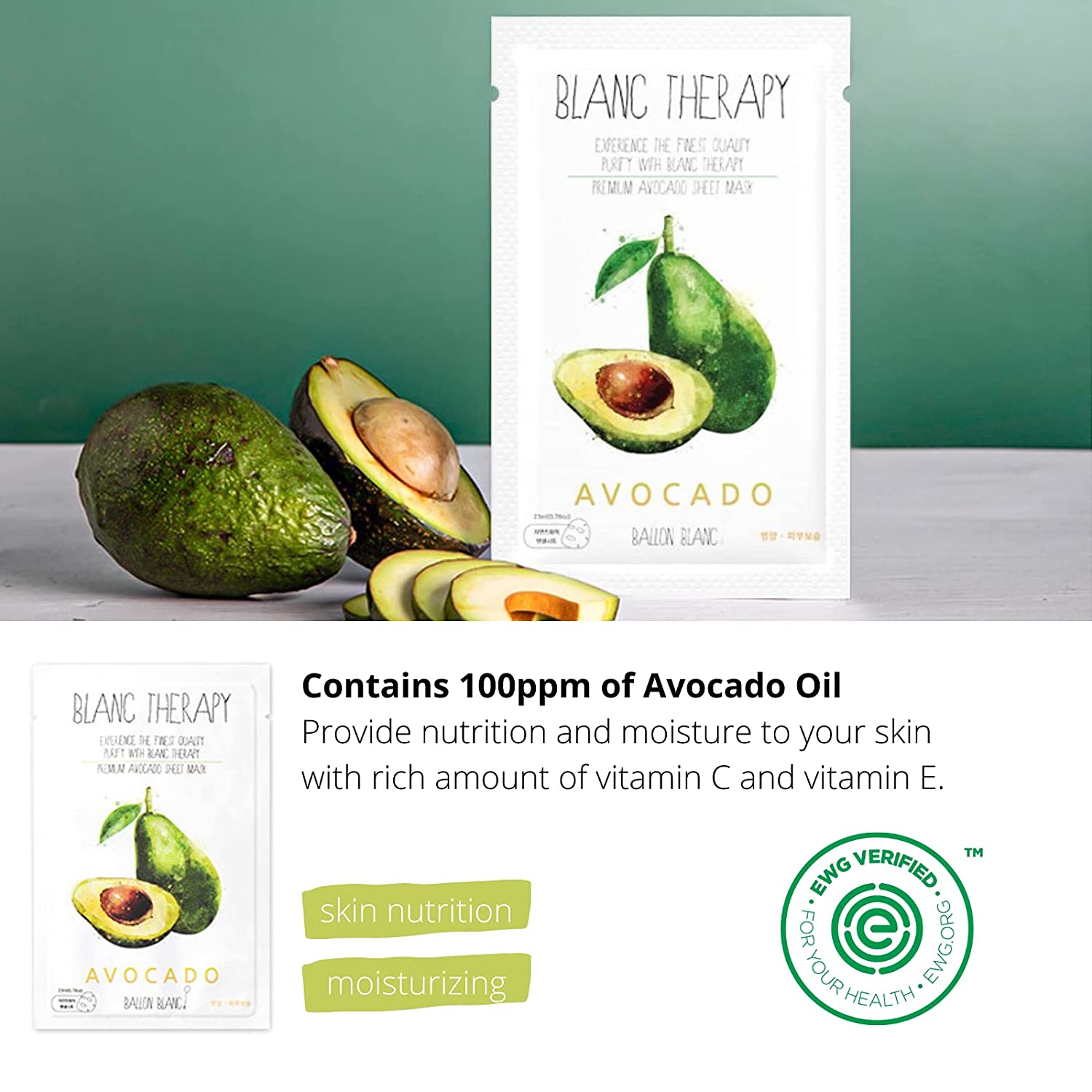 Blanc Therapy Facial Sheet Masks Set B (6 Sheets)